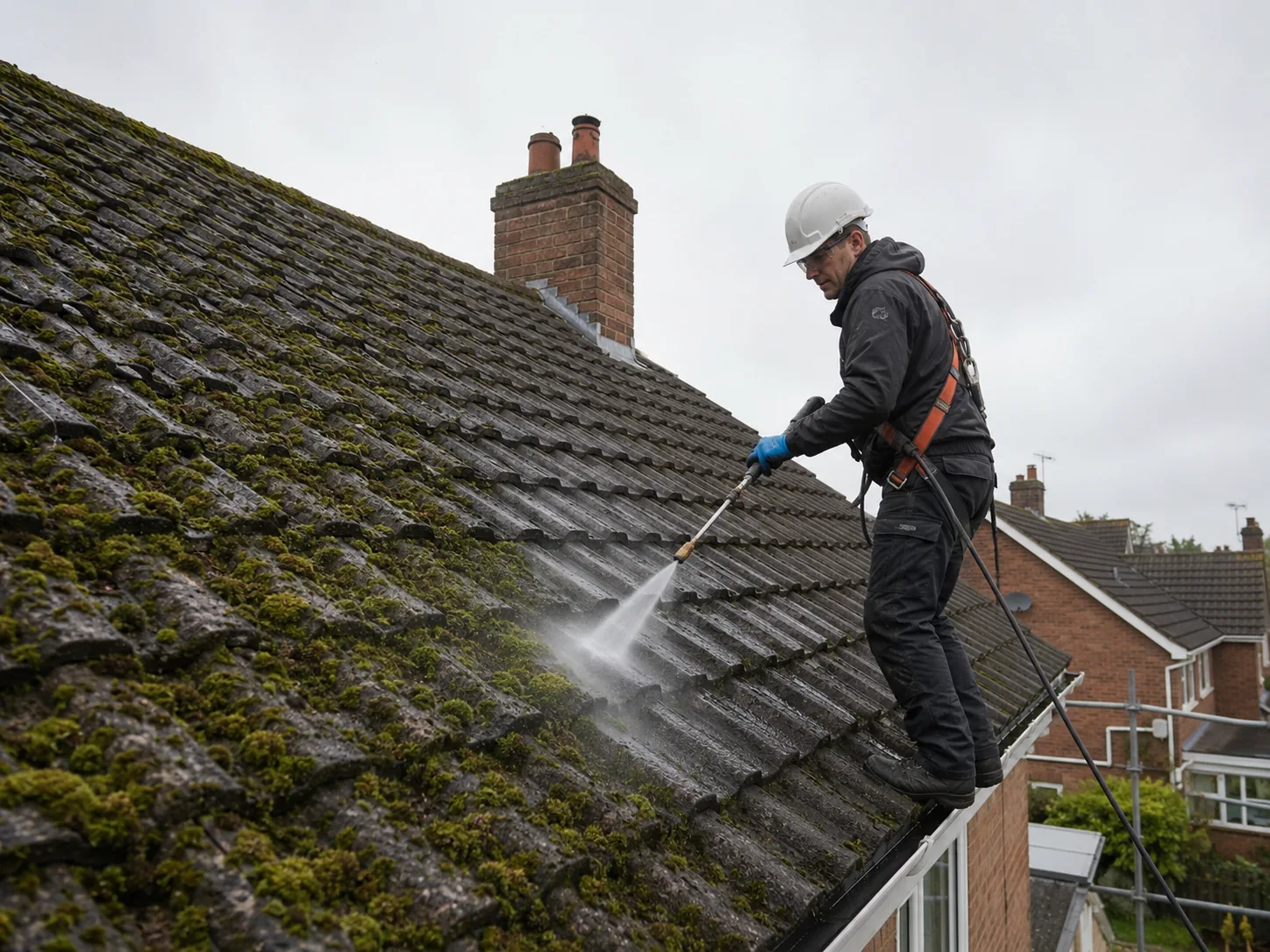 Dry verge roofing system