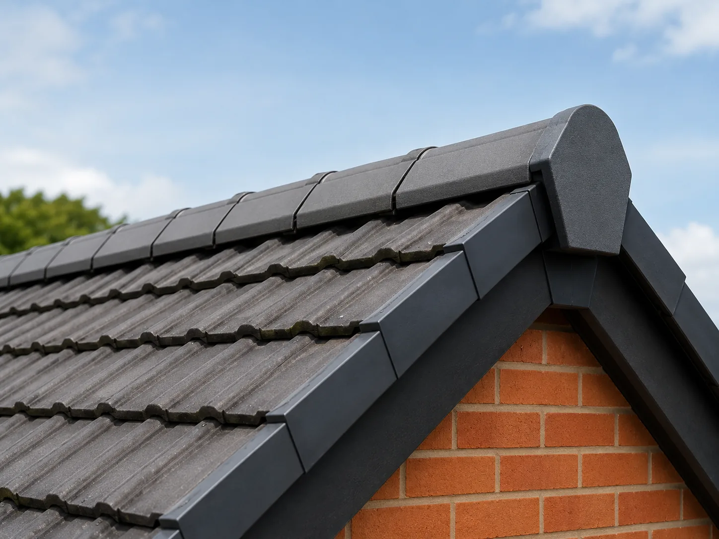 Roof repair work